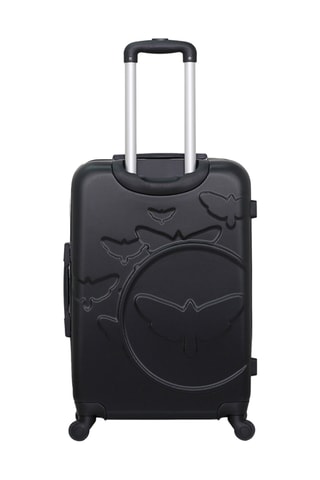 Mala de cabine e mala média Aelys (S/M) - 55/65 cm - Preto