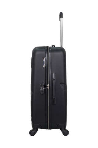 Mala de cabine e mala média Aelys (S/M) - 55/65 cm - Preto