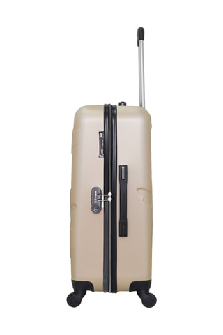 Mala de cabine e mala média Aelys (S/M) - 55/65 cm - Bege