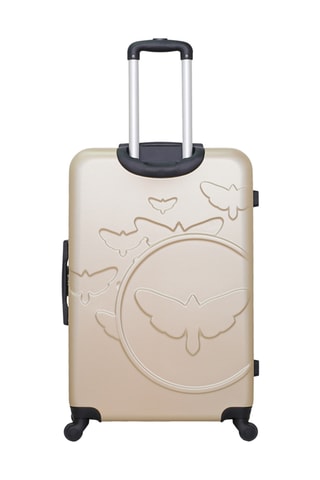 Mala de cabine e mala grande volume Aelys (S/L) - 55/75 cm - Bege