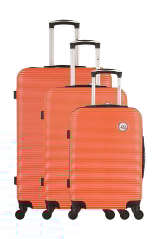 Set de 3 valises Munich - 55/65/75 cm - Corail