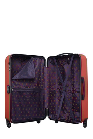  Mala de grande volume Eleonor - 75 cm  - Laranja-escuro