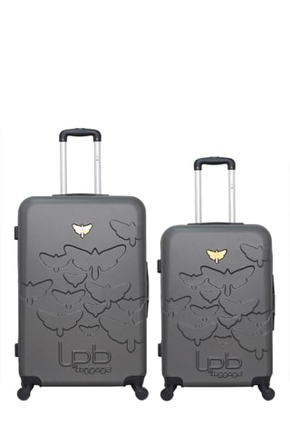 Mala média e mala grande volume Aelys (M/L) - 65/75 cm - Cinzento-escuro