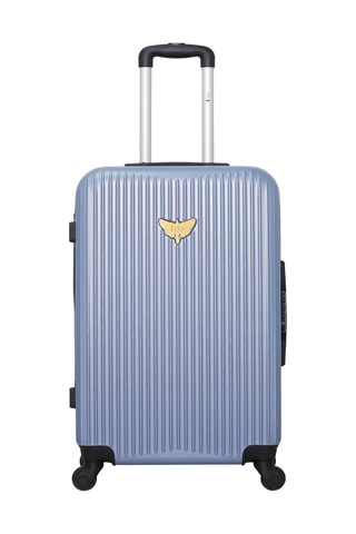 Mala de cabine e mala média Agata - Azul-celeste - 55/65 cm - Azul