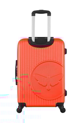 Mala de cabine e mala média Agata - Coral - 55/65 cm - Coral