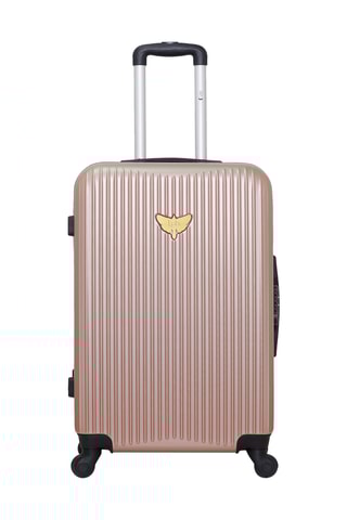 Mala XXS e mala média Agata - Dourado-rosa - 46/65 cm - Dourado-rosa