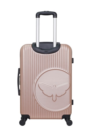 Mala XXS e mala média Agata - Dourado-rosa - 46/65 cm - Dourado-rosa