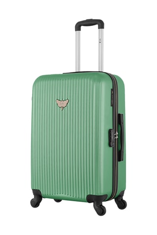 Mala XXS e mala média Agata - Verde-água - 46/65 cm - Verde-água