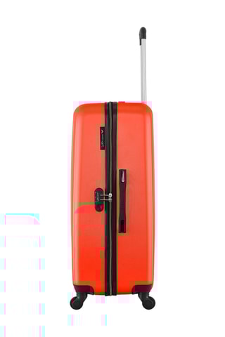 Mala de cabine e mala grande volume Agata - Coral - 55/75 cm - Coral