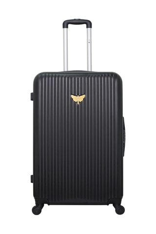 Mala de cabine e mala grande volume Agata - Preto - 55/75 cm - Preto