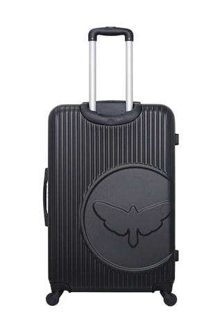 Mala de cabine e mala grande volume Agata - Preto - 55/75 cm - Preto