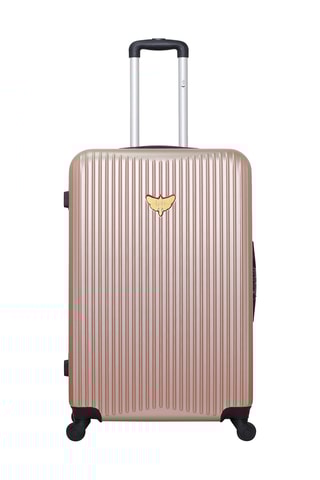 Mala de cabine e mala grande volume Agata - Dourado-rosa - 55/75 cm - Dourado-rosa