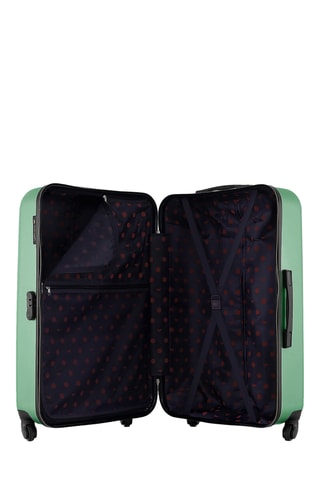 Mala grande volume Agata - Verde-água - 75 cm - Verde-água
