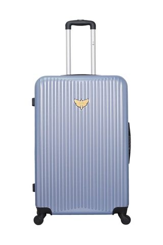 Mala grande volume Trolley Agata - Azul-celeste - 75 cm - Azul