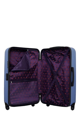 Mala grande volume Trolley Agata - Azul-celeste - 75 cm - Azul