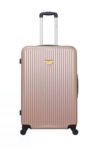Mala média e mala grande volume Agata - Dourado-rosa - 65/75 cm - Dourado-rosa