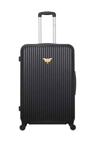Mala média e mala grande volume Agata - Preto - 65/75 cm - Preto