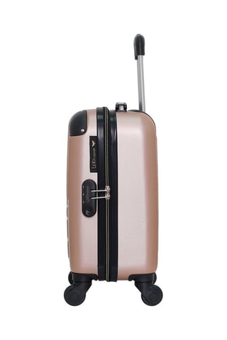 Mala de cabine low cost Marianne Dourado-rosa - Rosa