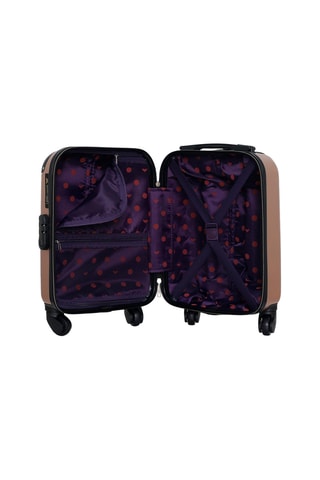 Mala de cabine low cost Marianne Dourado-rosa - Rosa