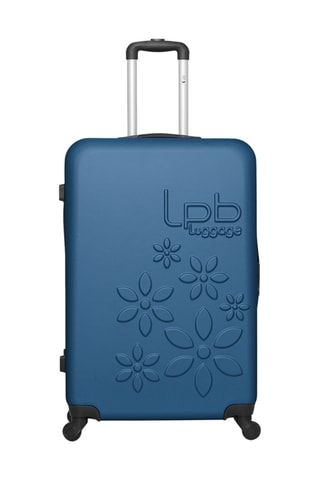  Mala de grande volume Eleonor - 75 cm  - Azul-marinho
