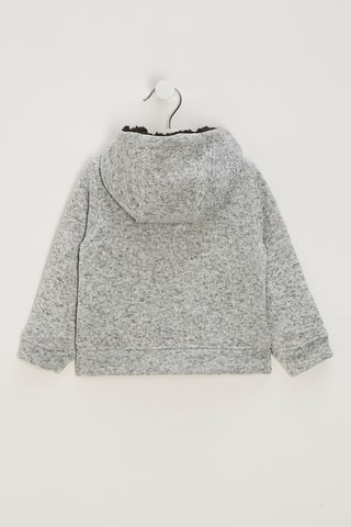 Veste de survêtement à capuche - Gris clair chiné