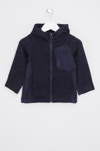 Veste à capuche - Bleu marine chiné