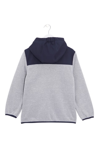 Jasje met Capuchon - Grijs en Marineblauw