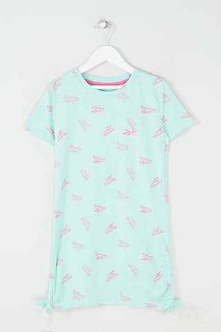 Robe t-shirt - Ciel et rose