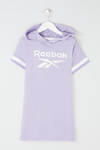 Robe sweat à capuche - Violet