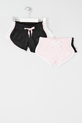 2 shorts - Rose pâle et noir