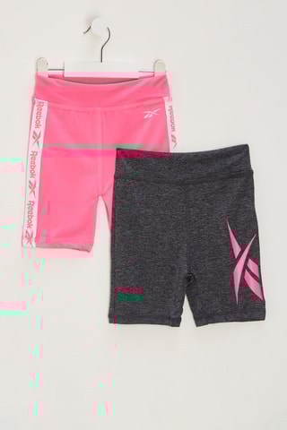 2 cyclistes - Rose et gris foncé