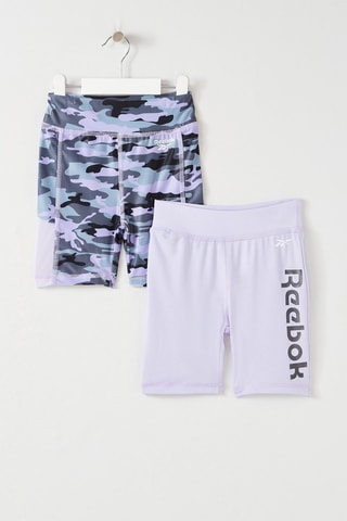 2 Shorts Lila, grijs en blauw
