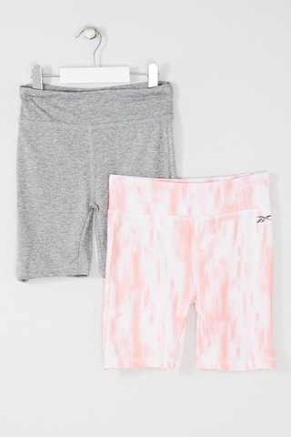 2 cyclistes - Gris et rose
