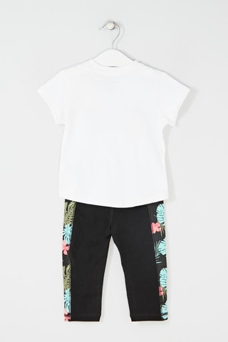3-delige Set Zwart, Roze en Wit