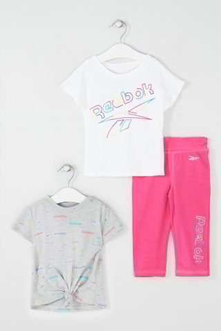 3-delige Set Fuchsia, Wit en Grijs
