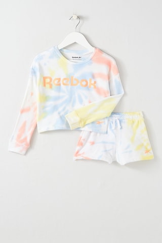 Sweater en Short Wit, Blauw en Rood
