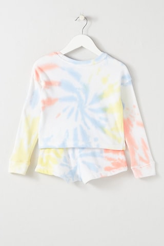 Sweater en Short Wit, Blauw en Rood
