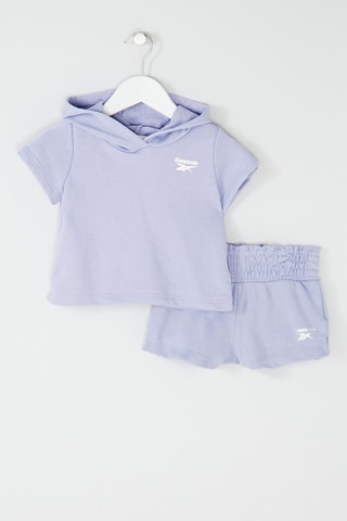 Sweater met Capuchon en Short Paars