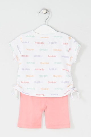T-shirt et short - Blanc et rose