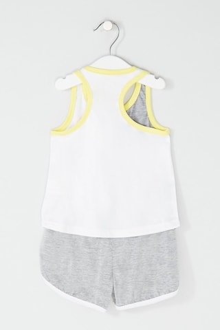 Ensemble 3 pièces - Jaune, gris et blanc