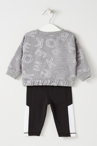 Ensemble 3 pièces - Gris, rose et noir