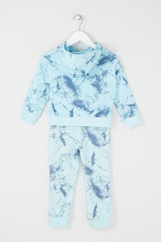 Sweat à capuche et legging - Turquoise