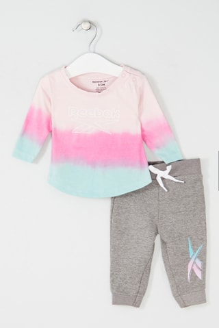 3-delige set - Grijs, roze en wit