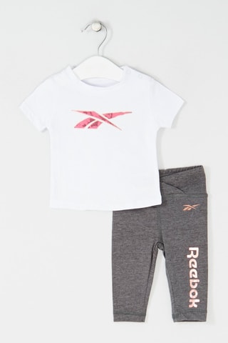 3-delige Set Grijs, wit en roze