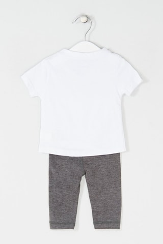 3-delige Set Grijs, wit en roze