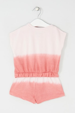 T-shirt en Short Roze en Ecru