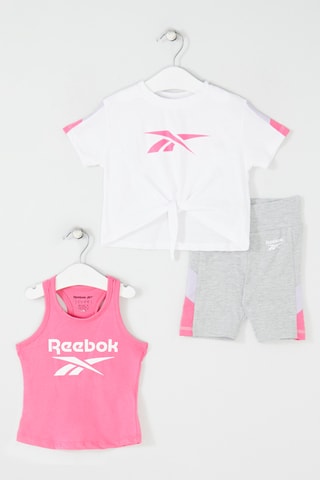 3-delige Set Roze, wit en grijs
