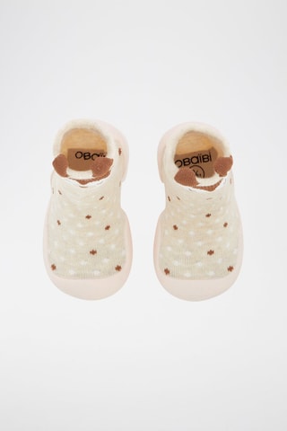 Hoge Pantoffels - Beige - Obaïbi