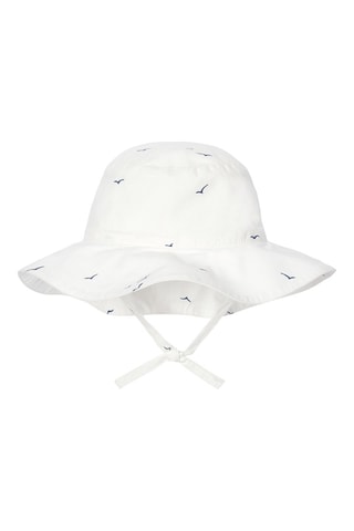 Hoed - Ivoorkleurig en Marineblauw Absorba
