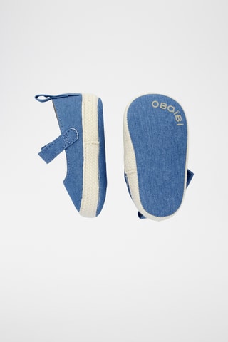 Denim Mary Janes - Marineblauw